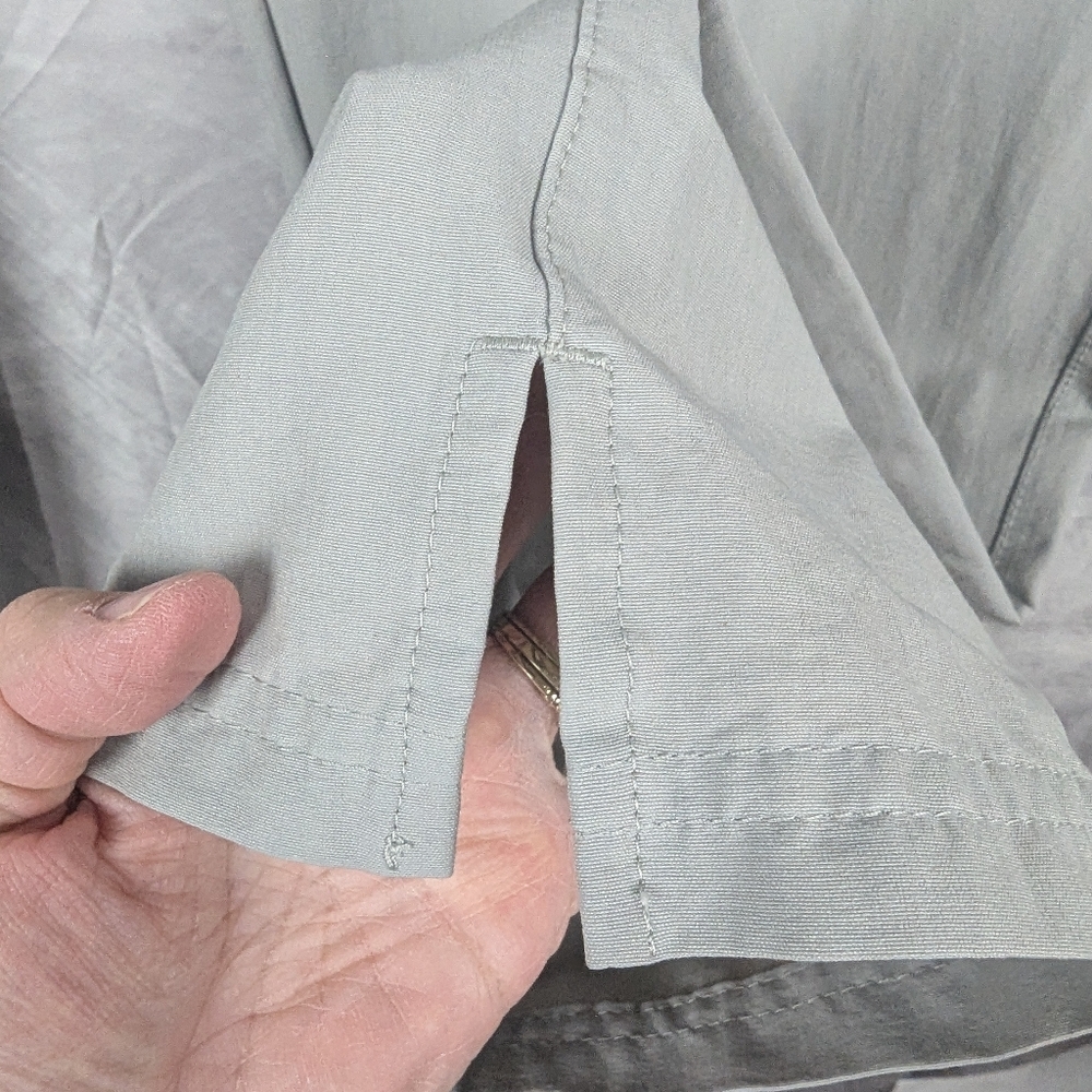 Oakley Size 34 Regular Fit Gray Pants Nylon/Elastane Blend - Picture 5 of 9